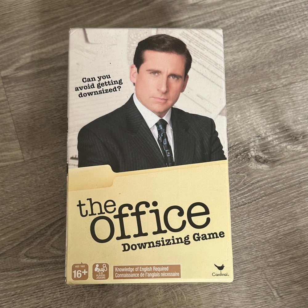 The Office Downsizing Game - Black and Cream
